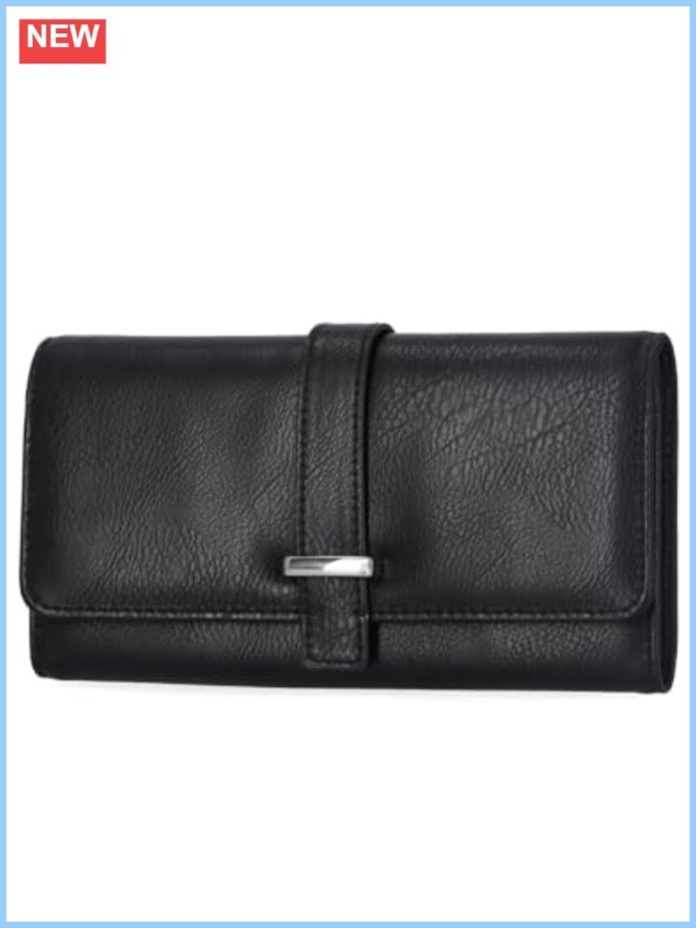 Mundi File Master RFID Blocking Vegan Leather Wallet Clutch Organizer